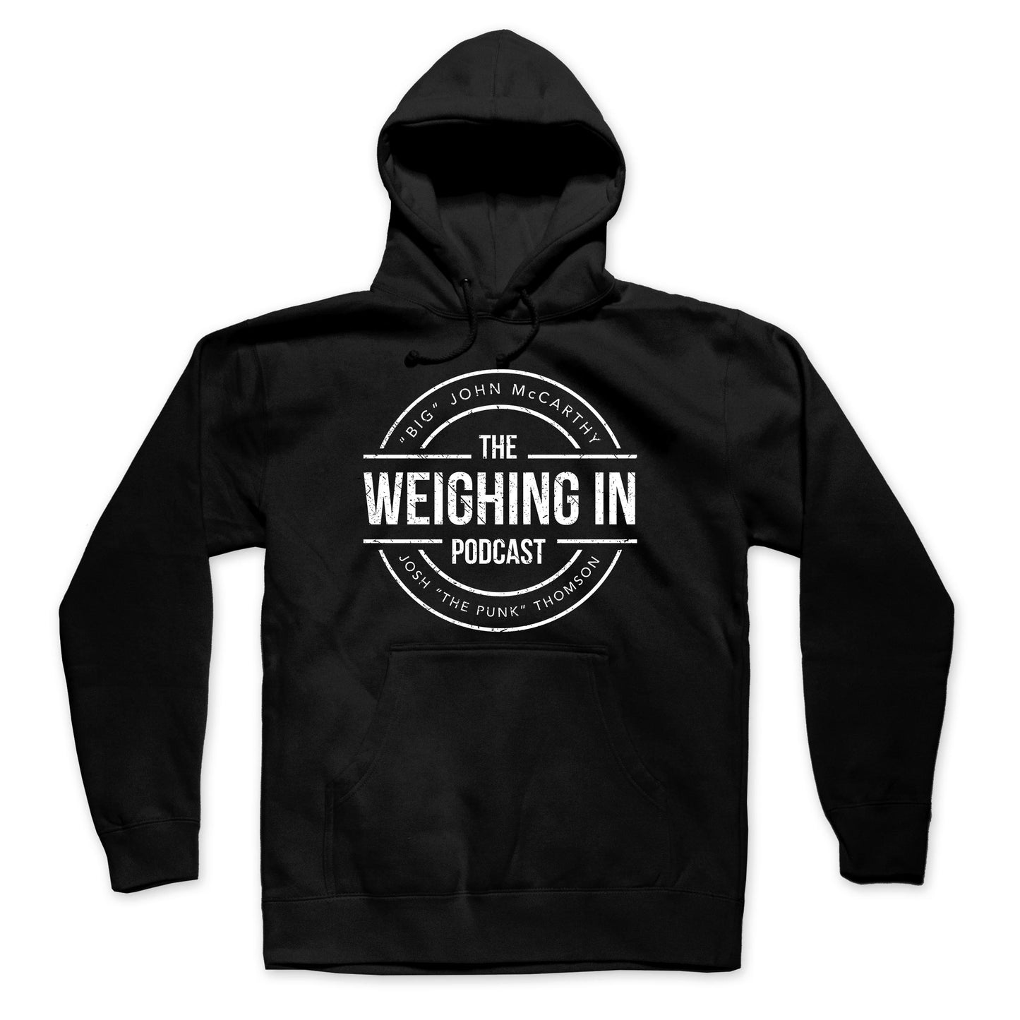 CIRCLE BADGE - HOODIE - BLACK