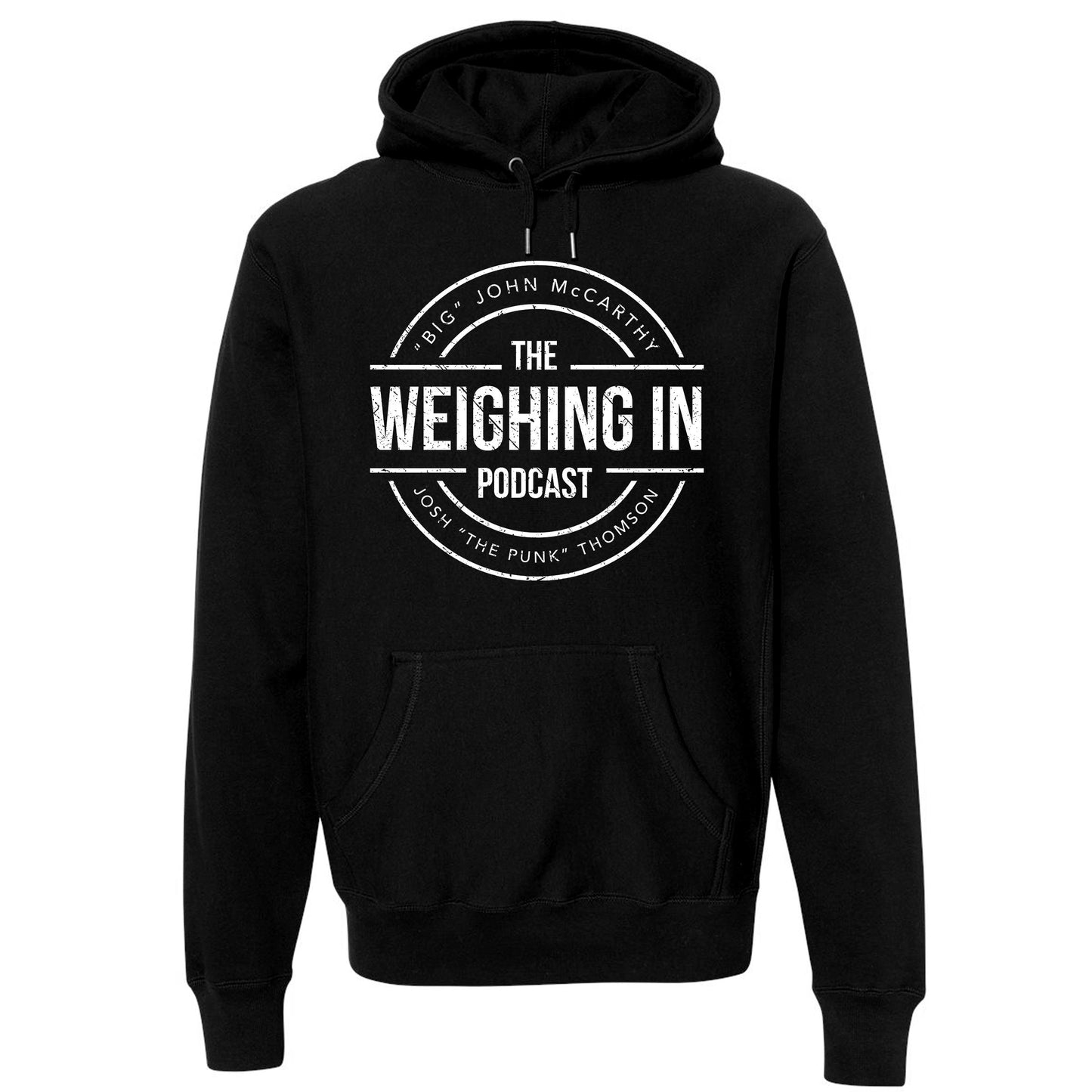 CIRCLE BADGE - HOODIE - BLACK