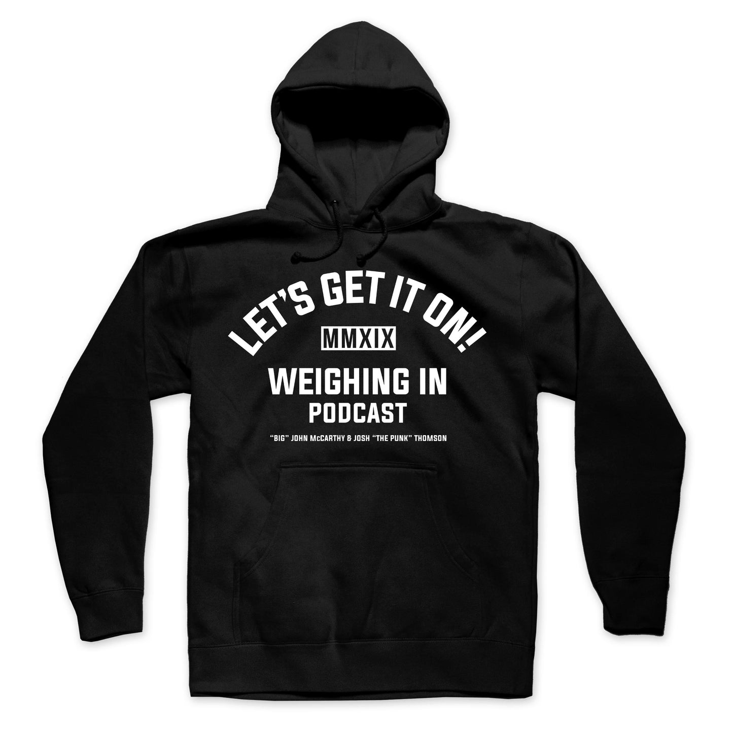 LET'S GET IT ON - HOODIE - BLACK