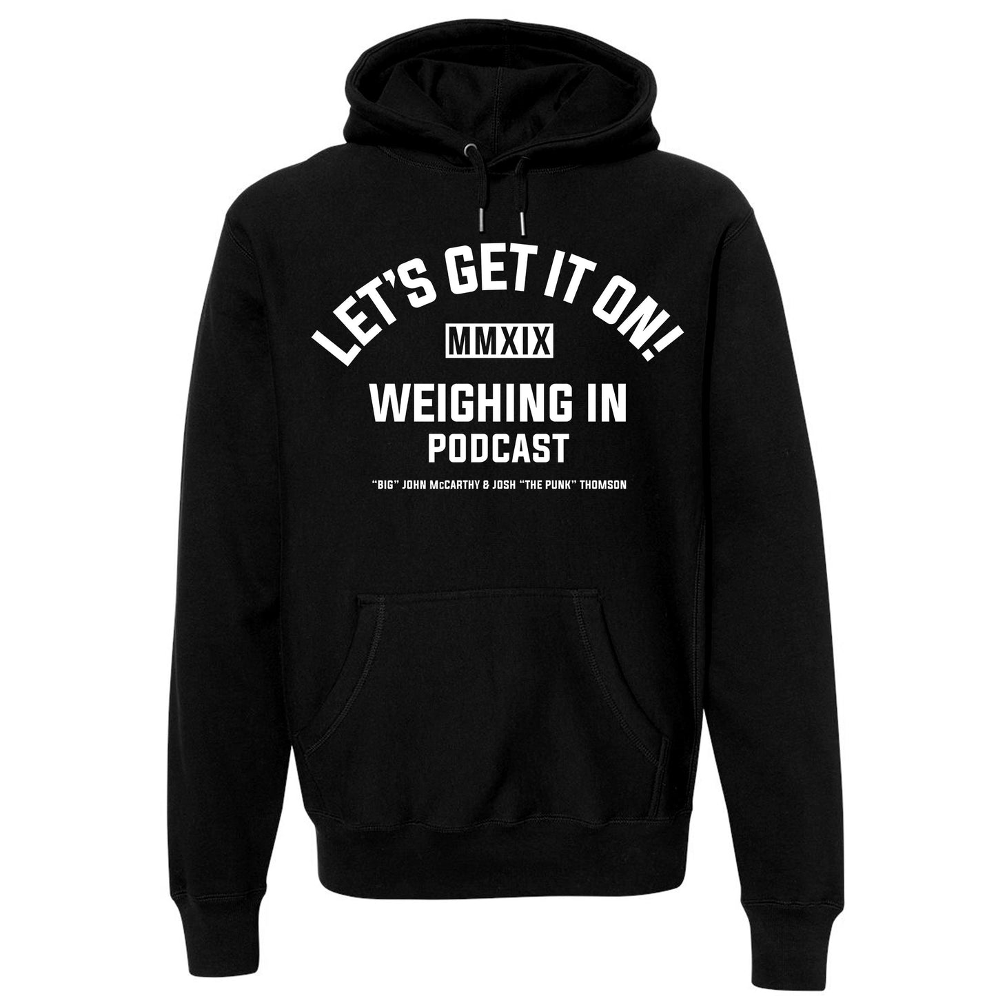 LET'S GET IT ON - HOODIE - BLACK