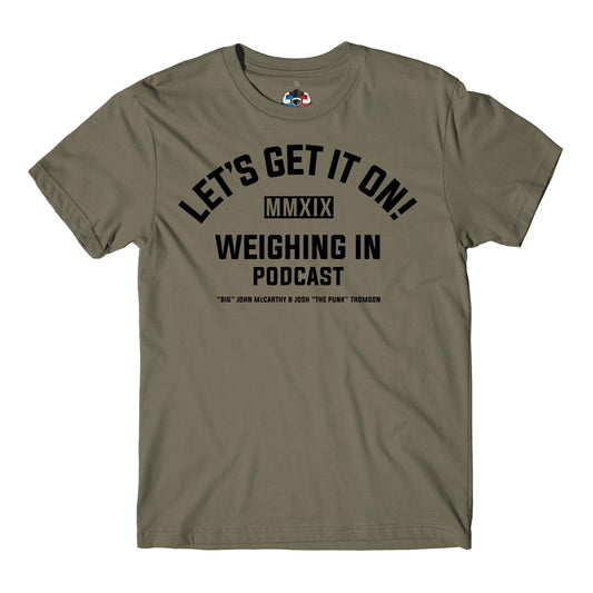 LET'S GET IT ON - T-SHIRT - OD GREEN