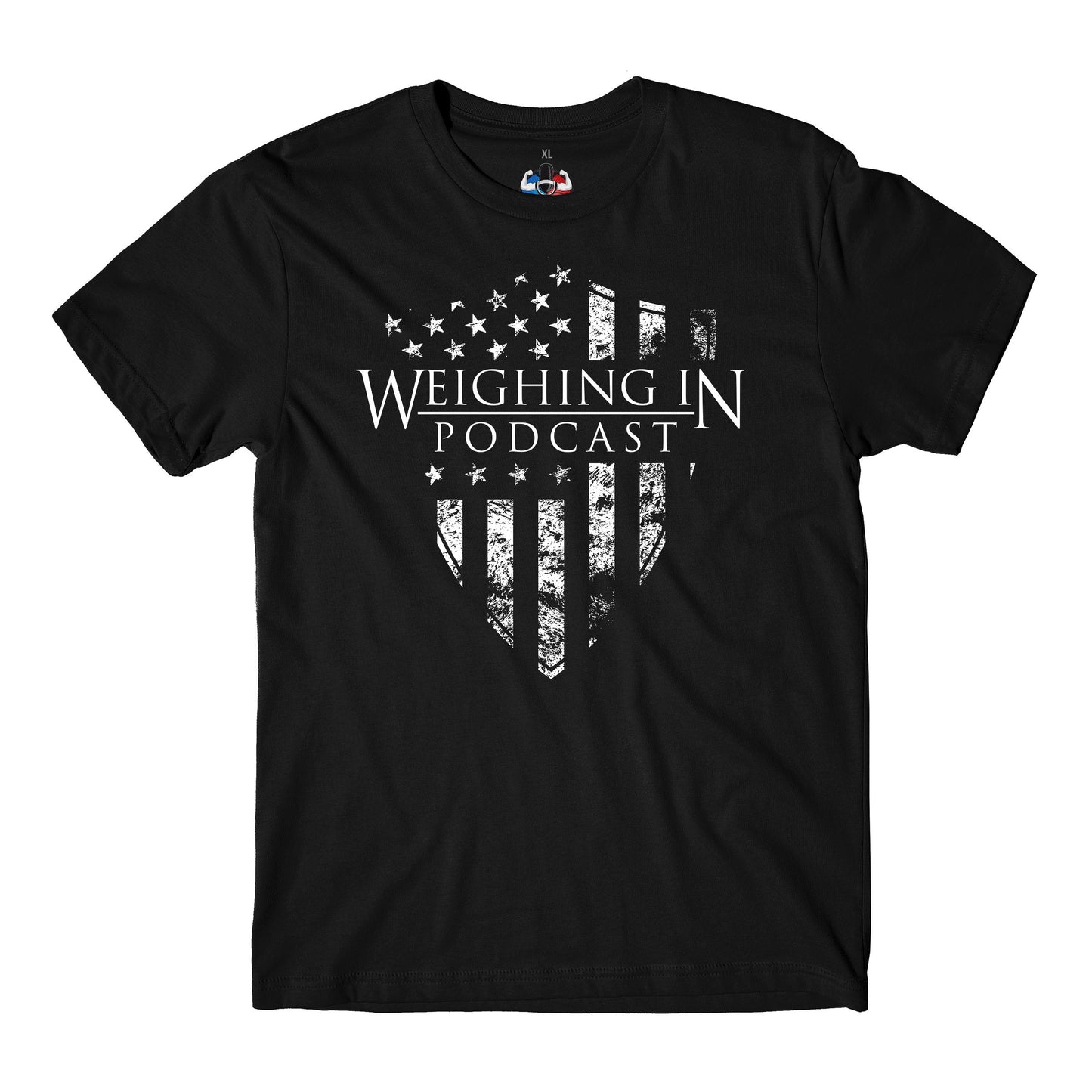 SHIELD FLAG - T-SHIRT - BLACK